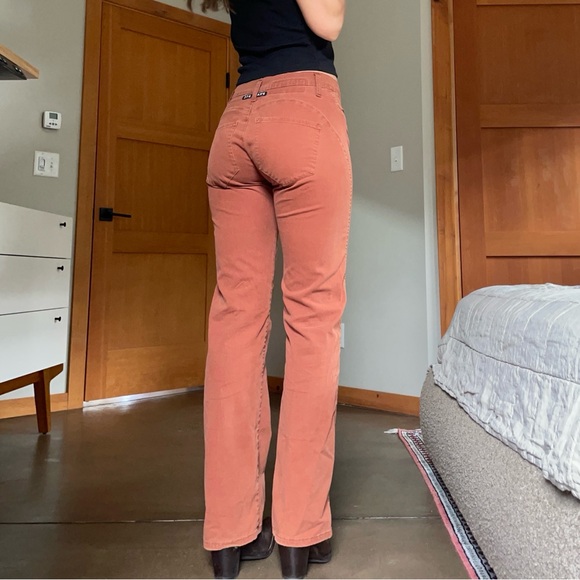 Vintage Jean Paul Gaultier jeans pumpkin colored low rise pants - Picture 3 of 12